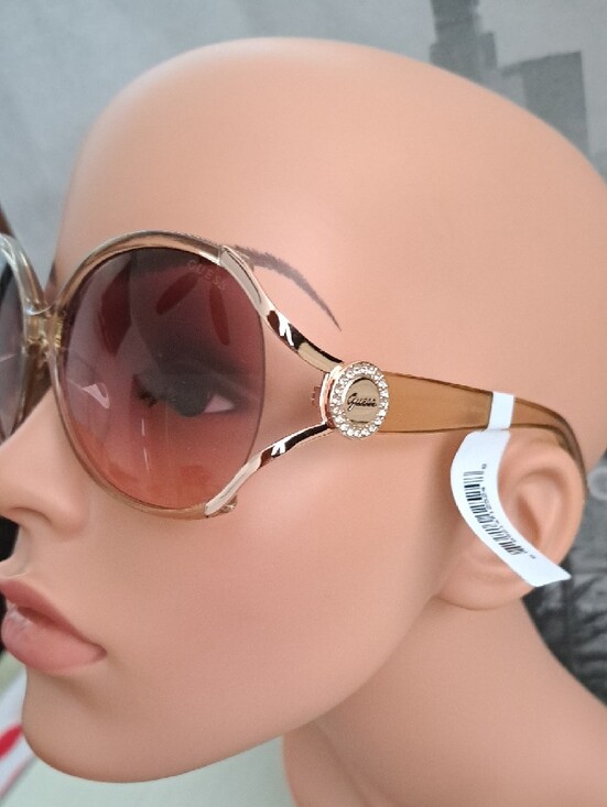 Guess Oversized Round Sunglasses - Brown Gradient Lenses main image 7
